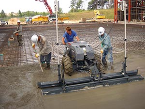 Wearing Slab Construction Using 'Copperhead'